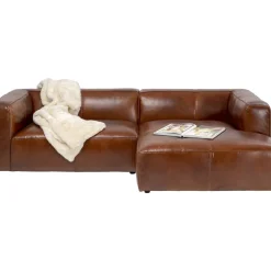 Outlet Ecksofa Cubetto Leder Braun Sofas & Couches
