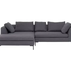 Outlet Ecksofa Gianni Dolce Dunkelgrau Links Sofas & Couches