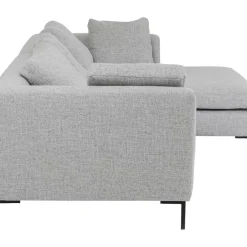 Outlet Ecksofa Gianni Dolce Hellgrau Rechts Sofas & Couches