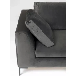 Sale Ecksofa Gianni Small Velvet Grau Rechts Sofas & Couches