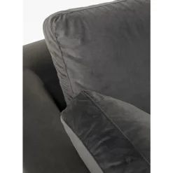 Sale Ecksofa Gianni Small Velvet Grau Rechts Sofas & Couches