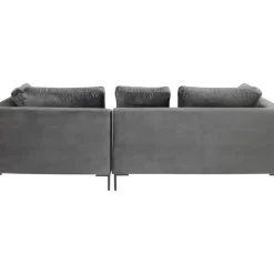 Sale Ecksofa Gianni Small Velvet Grau Rechts Sofas & Couches