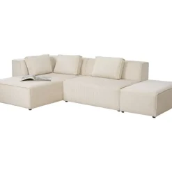 Best Ecksofa Infinity Ottomane Cord Creme Links Sofas & Couches