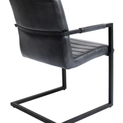 New Freischwinger Lola Leder Grau Stühle