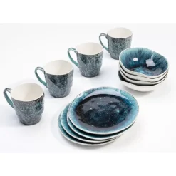 Outlet Fruhstucksset Mustique (12/Tlg.) Geschirr & Tischaccessoires