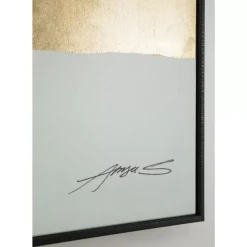 New Gerahmtes Bild Abstract Shapes Grun 73X143Cm Bilder