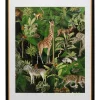 Best Gerahmtes Bild Animals In Jungle 80X100Cm Bilder