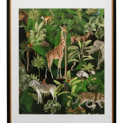 Best Gerahmtes Bild Animals In Jungle 80X100Cm Bilder