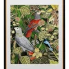 Outlet Gerahmtes Bild Birds In Jungle 80X100Cm Bilder