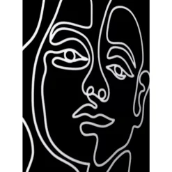 New Gerahmtes Bild Faccia Arte Woman 60X80Cm Bilder