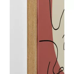 Best Gerahmtes Bild Faccia Arte Tri Colore 90X120Cm Bilder