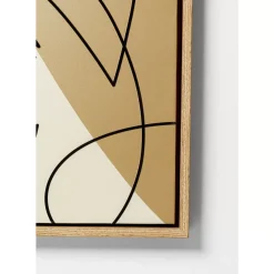 Best Gerahmtes Bild Faccia Arte Tri Colore 90X120Cm Bilder