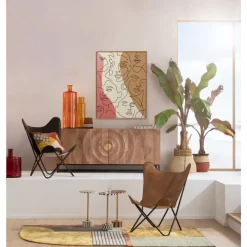 Best Gerahmtes Bild Faccia Arte Tri Colore 90X120Cm Bilder