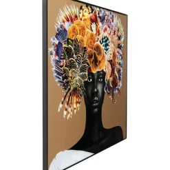 Outlet Gerahmtes Bild Flower Hair 120X120Cm Bilder