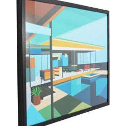 Sale Gerahmtes Bild Modern Architecture 100X80Cm Bilder