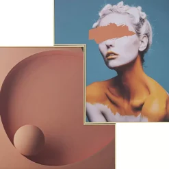 Outlet Gerahmtes Bild Wallart (2/Set) 160X80Cm Bilder