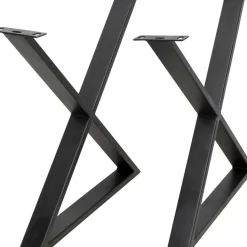 Best Gestell Tavola Cross Schwarz (2/Set) Tische
