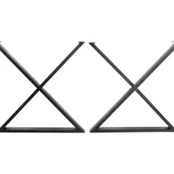 Best Gestell Tavola Cross Schwarz (2/Set) Tische