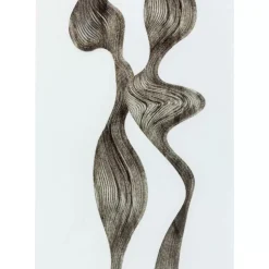 Outlet Glasbild Abstract Art Part Ii 80X120Cm Bilder