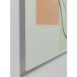 Online Glasbild Art Face Pastell 100X100Cm Bilder