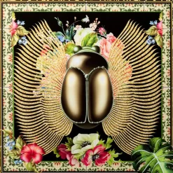 Outlet Glasbild Beetle Flower 100X100Cm Bilder