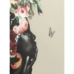 Outlet Glasbild Bouquet Beauty Beige 100X100Cm Bilder