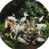 Outlet Glasbild Jungle Animals O120Cm Bilder