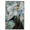 Outlet Glasbild Lady Flower 100X150Cm Bilder