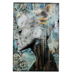 Outlet Glasbild Lady Flower 100X150Cm Bilder