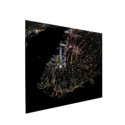 Sale Glasbild Midnight City 180X120Cm Bilder