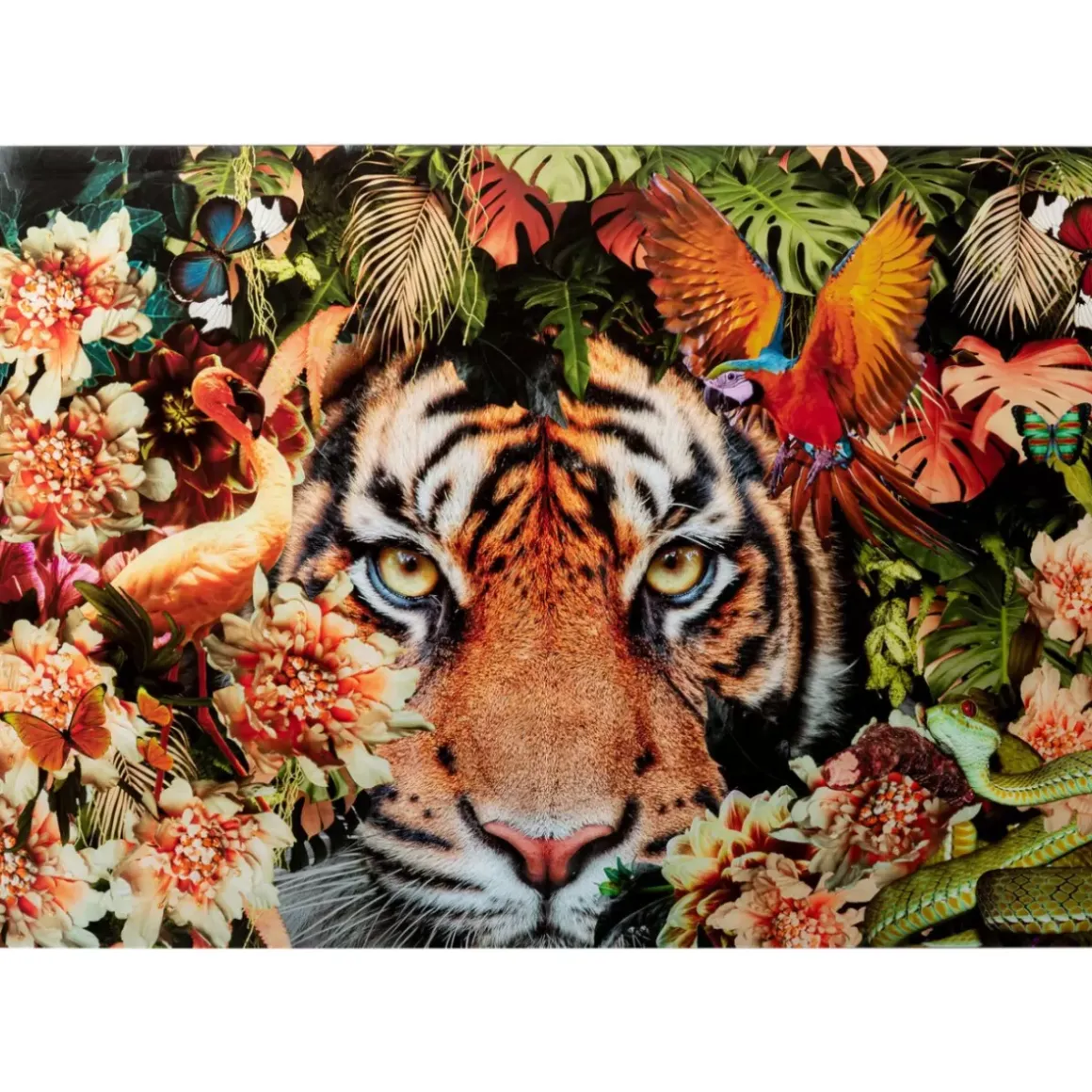 Online Glasbild Tiger On Hunt 150X100Cm Bilder