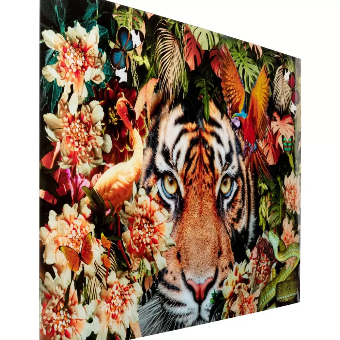 Online Glasbild Tiger On Hunt 150X100Cm Bilder