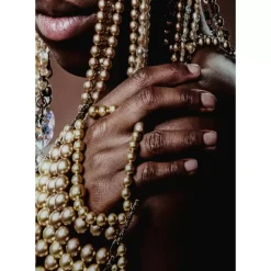 New Glasbild Traditional Beads Man 100X150Cm Bilder