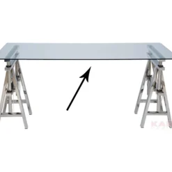 New Glasplatte 160X80X0,8Mm Esg Klar Tische