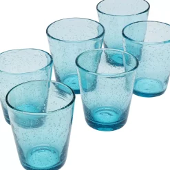 Online Glas-Set Bubble Blau (6/Tlg.) Geschirr & Tischaccessoires