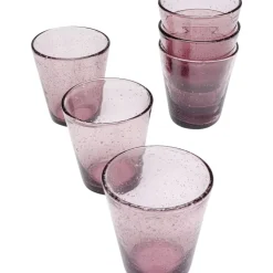 Best Glas-Set Bubble Mauve (6/Tlg.) Geschirr & Tischaccessoires