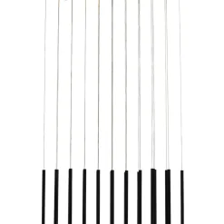 New Hangeleuchte Living Vegas Schwarz Matt Led 120Cm Hängeleuchten