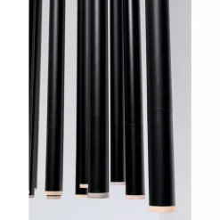 New Hangeleuchte Living Vegas Schwarz Matt Led 120Cm Hängeleuchten