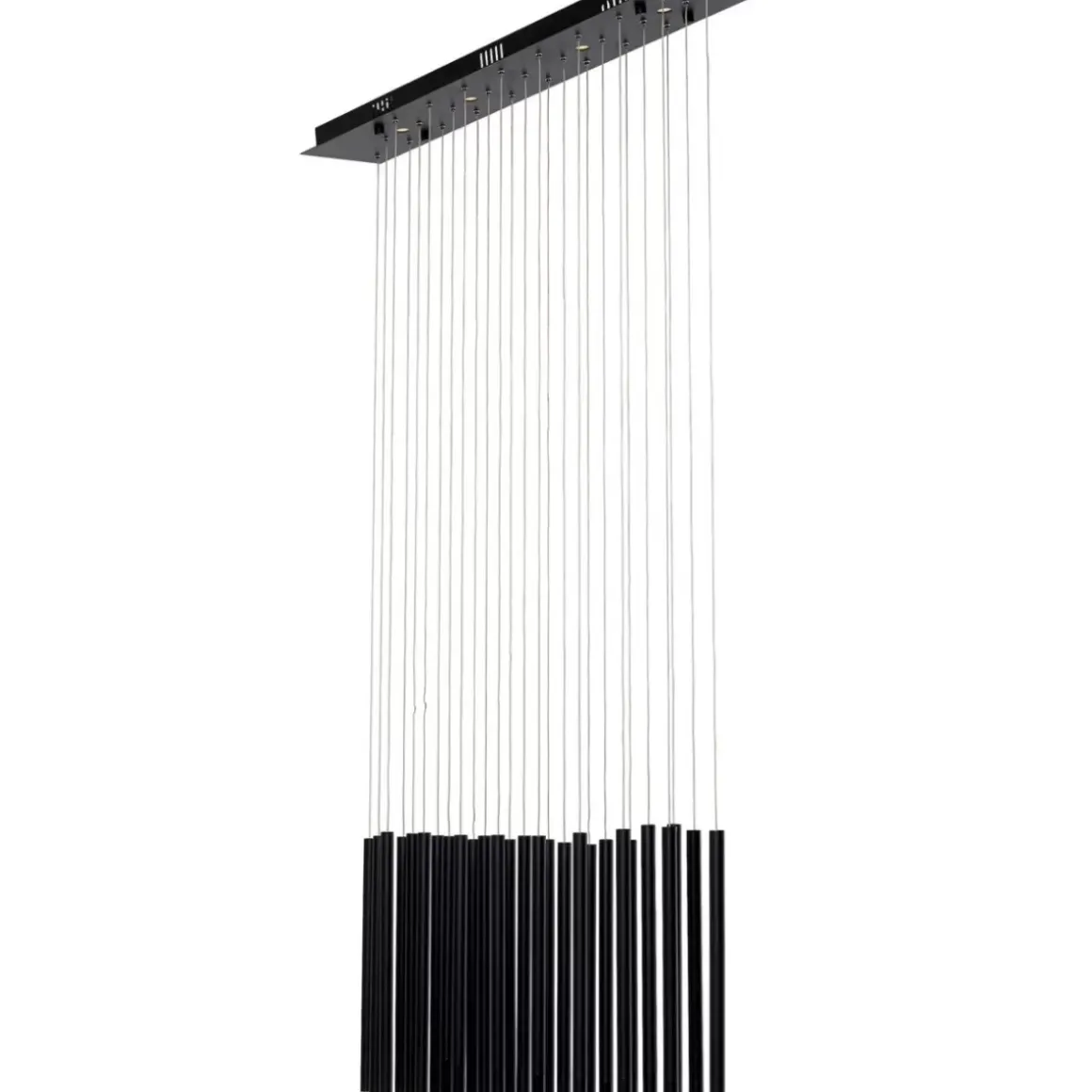 New Hangeleuchte Living Vegas Schwarz Matt Led 120Cm Hängeleuchten