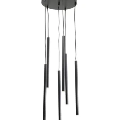 Outlet Hangeleuchte Living Vegas Rund Schwarz Matt O35Cm Hängeleuchten