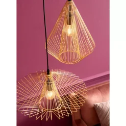 New Hangeleuchte Modo Wire Round Gold Hängeleuchten