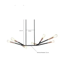 Outlet Hangeleuchte Monte Carlo Sette Copper Hängeleuchten