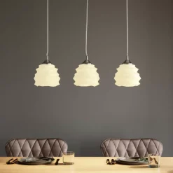 Online Hangeleuchte Ruffle Dining Weis Hängeleuchten