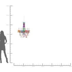 Outlet Hangeleuchte Starlight Rainbow 6-Arm Hängeleuchten