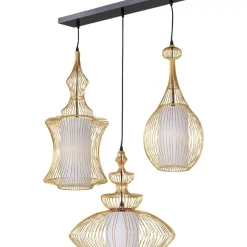 Online Hangeleuchte Swing Iron Tre Gold Hängeleuchten