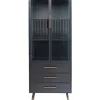 New Hochschrank La Gomera 2 Turen 3 Schube Regale