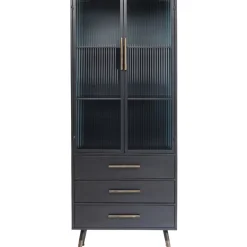 New Hochschrank La Gomera 2 Turen 3 Schube Regale
