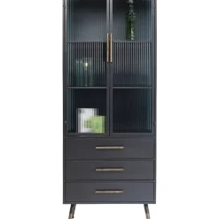 New Hochschrank La Gomera 2 Turen 3 Schube Regale