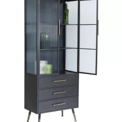 New Hochschrank La Gomera 2 Turen 3 Schube Regale
