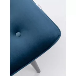 Best Hocker Black Vicky Velvet Petrol 46X59Cm Sitzbänke